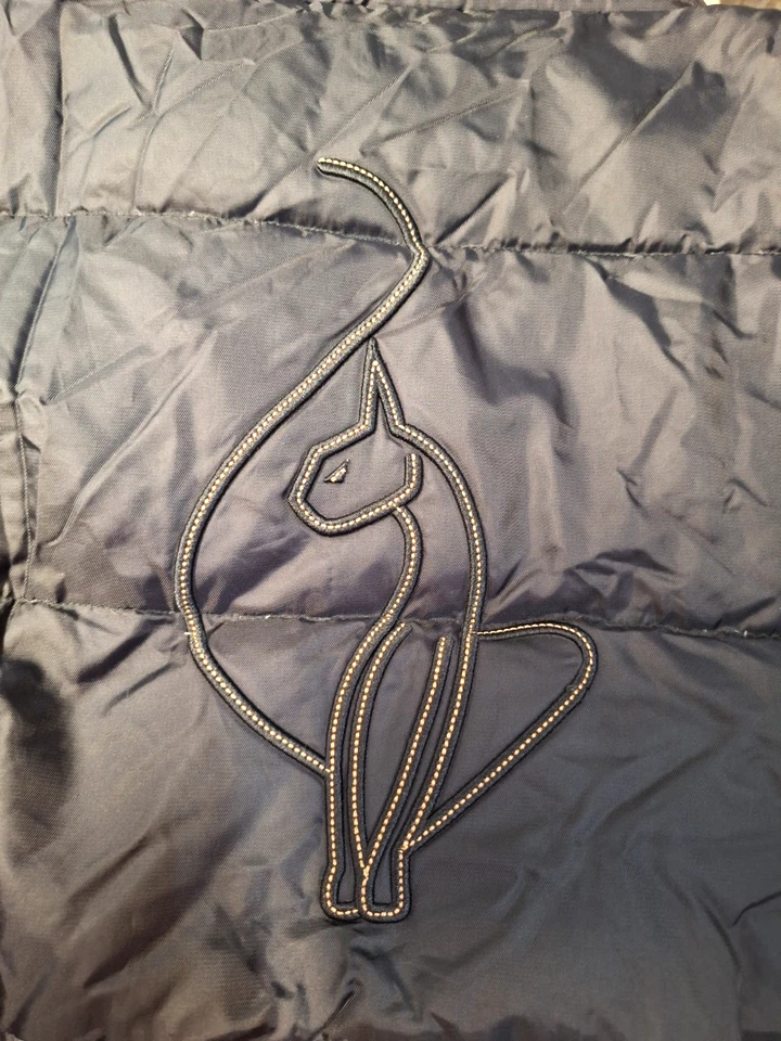 Chaleco acolchado Baby Phat negro para mujer talla MEDIANA 90s Y2K Foto 4 de 4