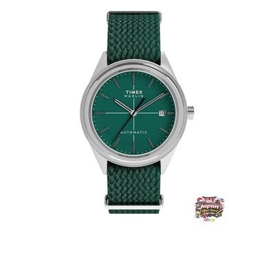 Timex Marlin Jet 38 mm Herrenuhr - grünes doppellagiges grünes Zifferblatt