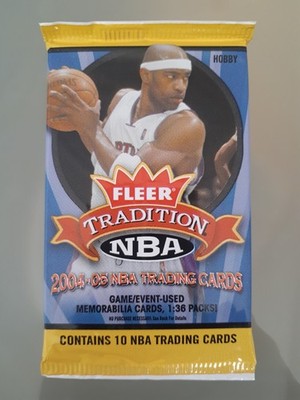 2004-05 Fleer Tradition Hobby Pack 10 Basketball Cards LeBron James, Kobe Bryant