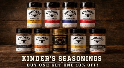 Kinder's Seasoning Blends Many Varieties You Choose from Dropdown Menu