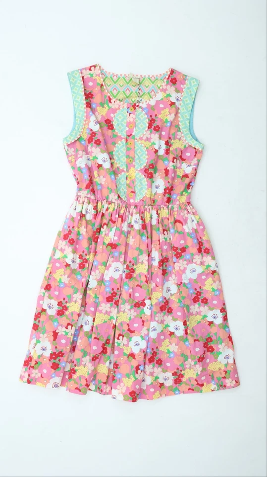 Matilda Jane Women's Dress Size M Multicolour Floral Sleeveless Button New - Image 1 of 4