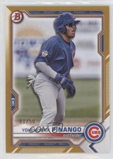 2021 Bowman Draft Gold 1/50 Yohendrick Pinango #BD-25 uk2