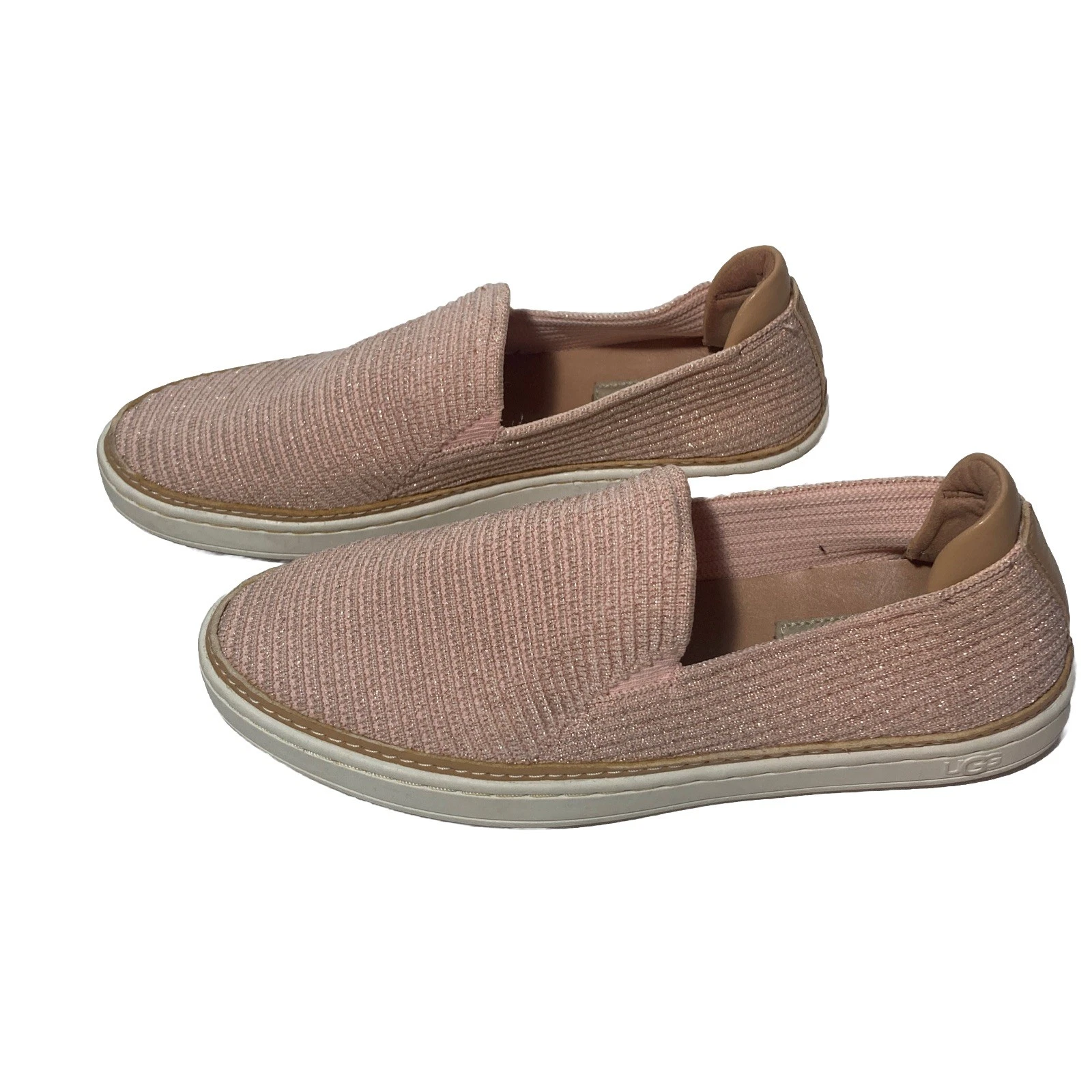 Sneakers basse UGG donna Sammy taglia 5 5 slip on rosa scintillante 1113450