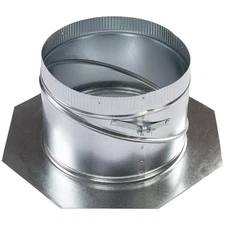 Galvanized Turbine Base Roofing Attic Ventilation Part Home Outdoor Use 12 In