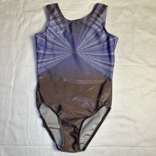 DESTIRA Interstellar Rhinestone Embellished Lavender Gymnastics Leotard CM