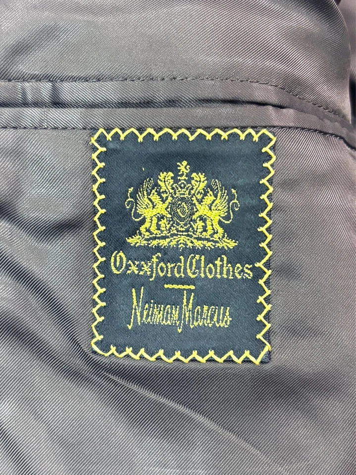 De Colección Oxxford 38S Marrón Glen Chaqueta Blazer Traje Deportivo Abrigo Manhattan Foto 4 de 4