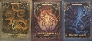 Dungeons and Dragons 2024 Edition Three Book Alternate Cover Set (PHB, DMG, MM)