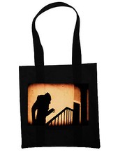 Nosferatu Eco Shopper Tote Bag Goth Vampires Horror