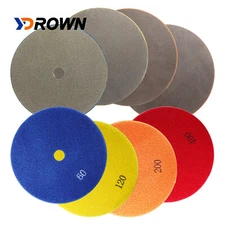 YDROWN 7 Inches Diamond Polishing Pads Electroplated Professional for Glass