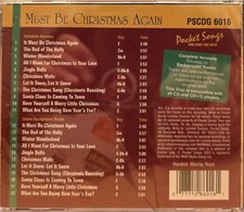 6016 CHRISTMAS   POCKET SONGS KARAOKE CDG  LOT MI
