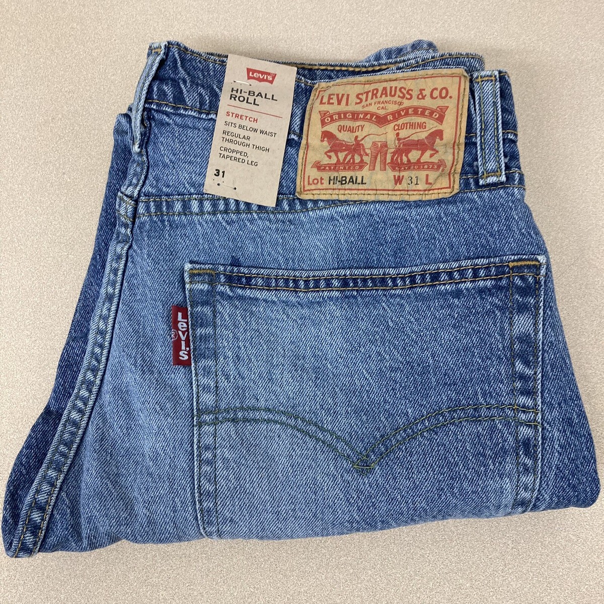 Levis リーバイス デニム ジーンズ W30 HI-BALL ダメージ Levi