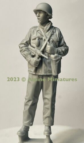 Alpine Mins 35314 US Infantry & Medic 2 fig set WW2 1/35th Unpainted kit - Picture 6 of 6