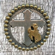 Saddlebronc and Cross Concho CON938-G
