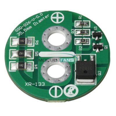 2.7V 500F 2.5V 600-700F Super Capacitor 35mm Balancing Protection Module RDBD