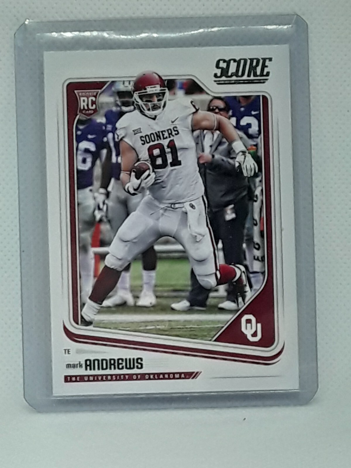 Mark Andrews 2018 Score Football - #378 RC - Oklahoma Sooners