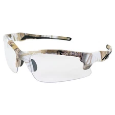 Global Vision Metro WHITE CAMO  Safety Glasses, Clear Lens, White Camo Frame