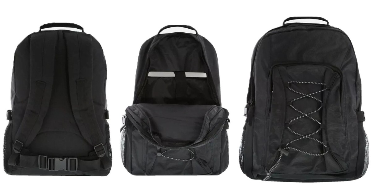 Cobb Co RFID Protective Pocket Bradley Backpack Unisex Jet lack - Main Image