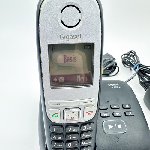 Siemens Gigaset A415 Schwarz Festnetztelefon Schnurlostelefon & Anrufbeantworter - Bild 2 von 7