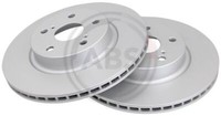 2X A.B.S. 16546 Bremsscheibe Vorne FüR Toyota