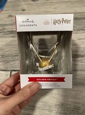 NUEVO SELLO 2024 HARRY POTTER GOLDEN SNITCH ÁRBOL DE NAVIDAD ADORNO