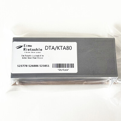 6 Pcs./Set New Pump Carbon Vanes KTA/DTA /VTA 80(130*52*5mm)