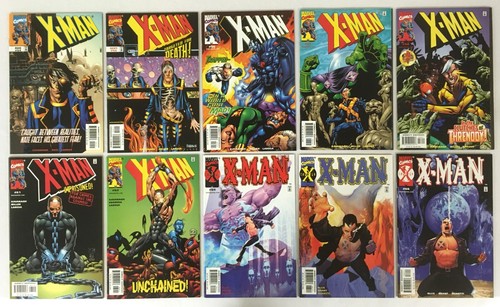 X-Man (1995) Huge 69 comic lot Spans # 3 to 74 + special #1 + Flashback #1 VF/NM - Picture 7 of 8