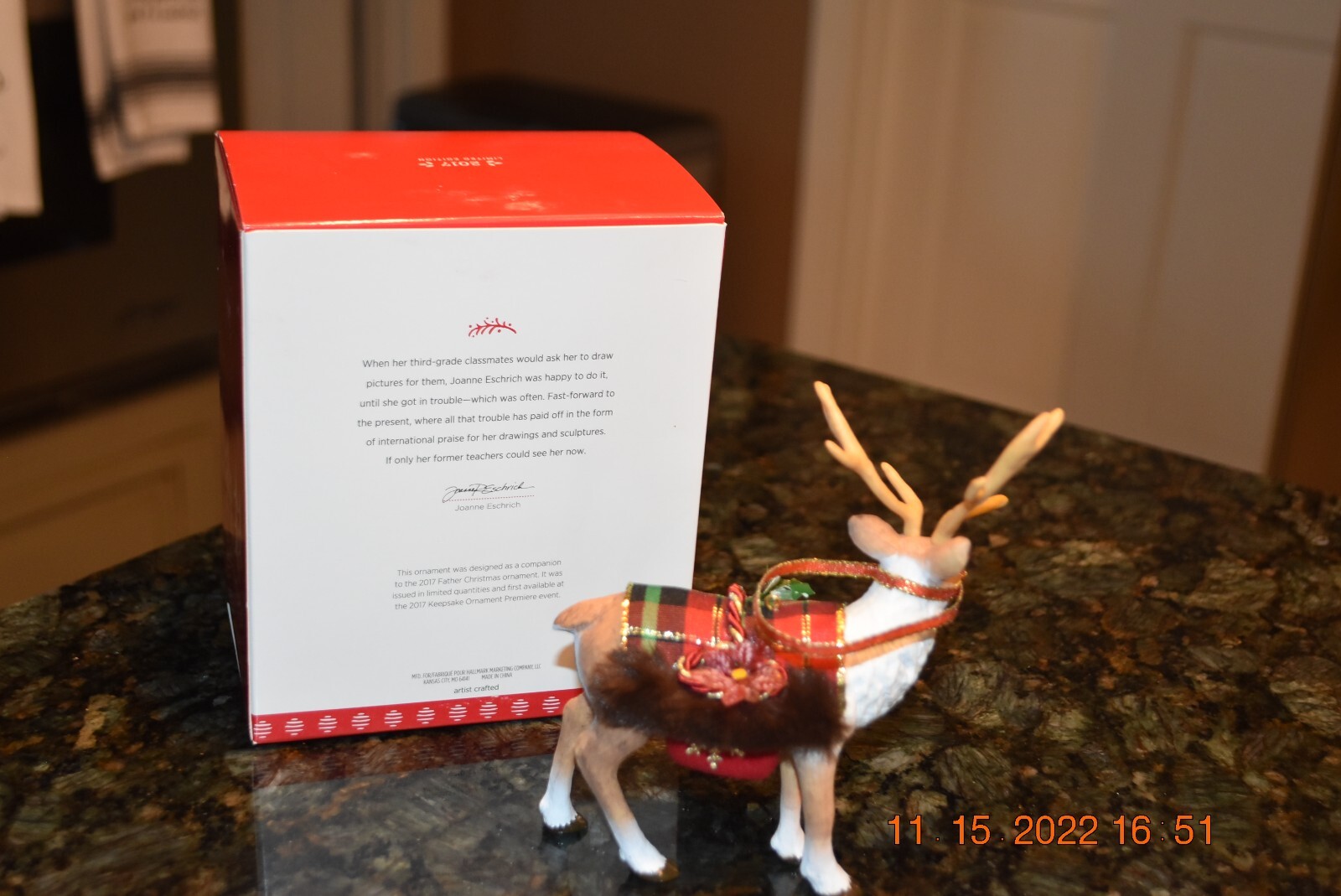 Hallmark father christmas reindeer