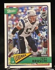 2018 Panini Classics Red Back #153 Tedy Bruschi New England Patriots 071/299