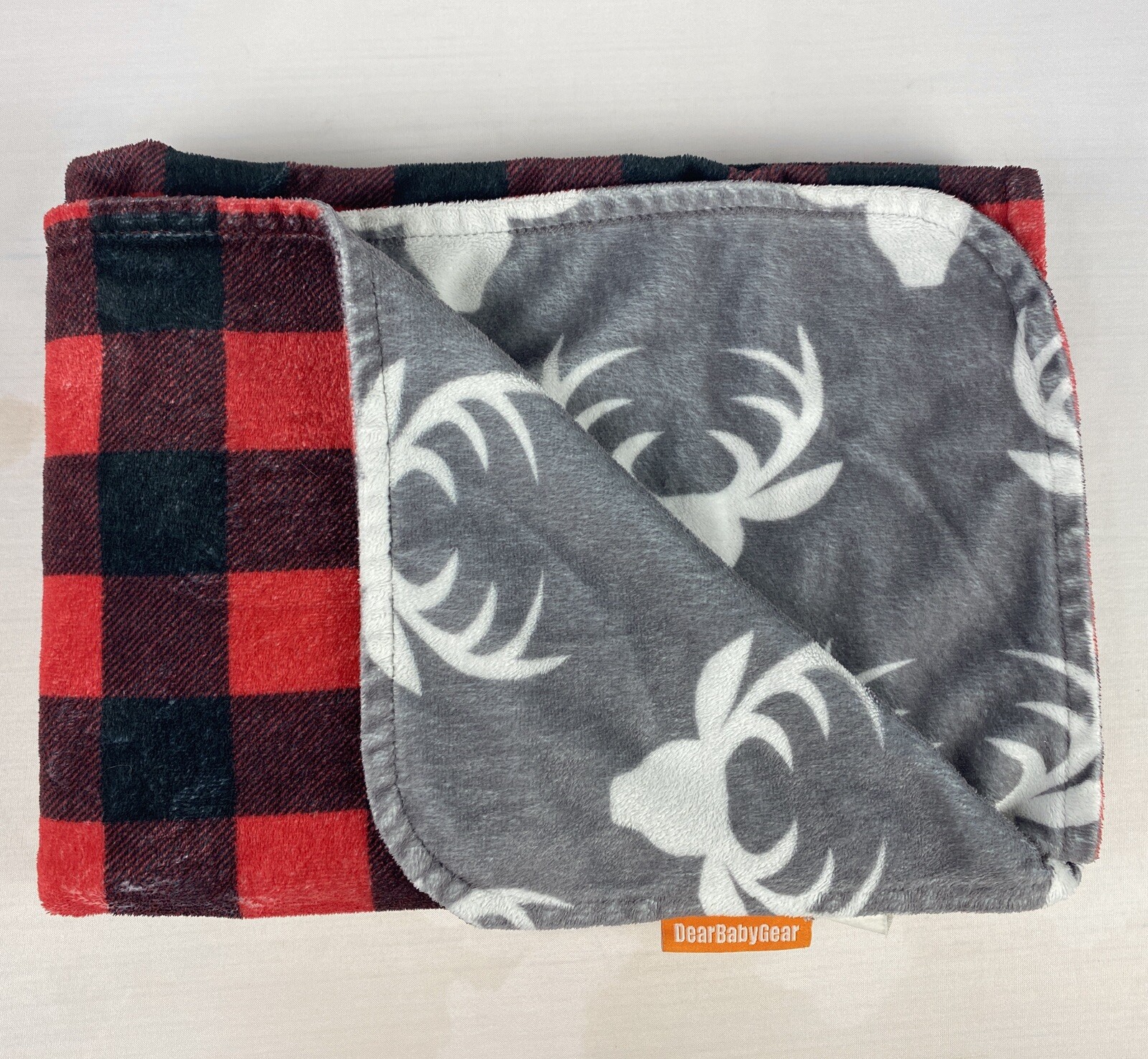 Buffalo Plaid Deer Baby Blanket Dear Baby Gear Christmas Win