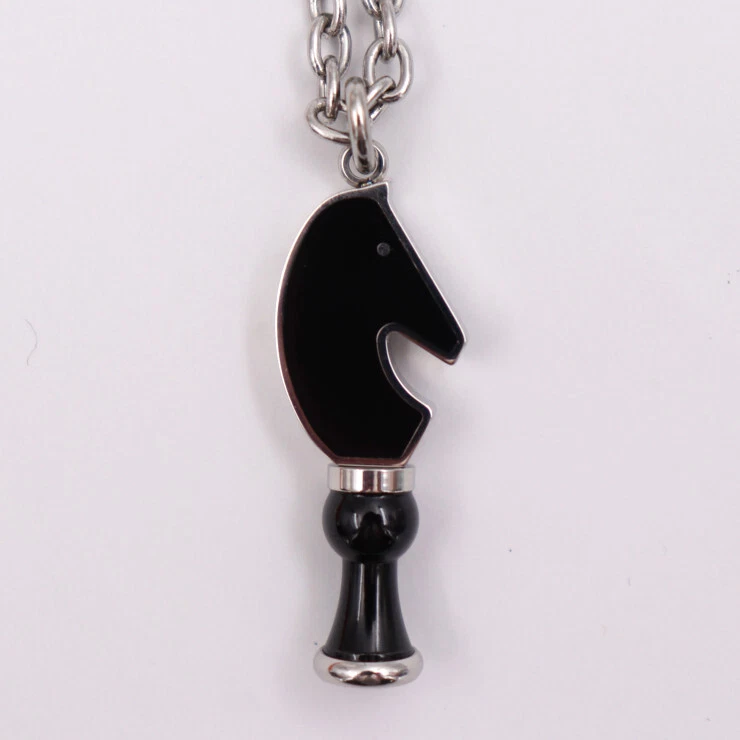 Hermes 2024 horse necklace
