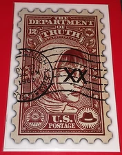 Department of Truth #12 -Babalon POSTAGE STAMP Exclusive by Matt Ritchie! HOT!