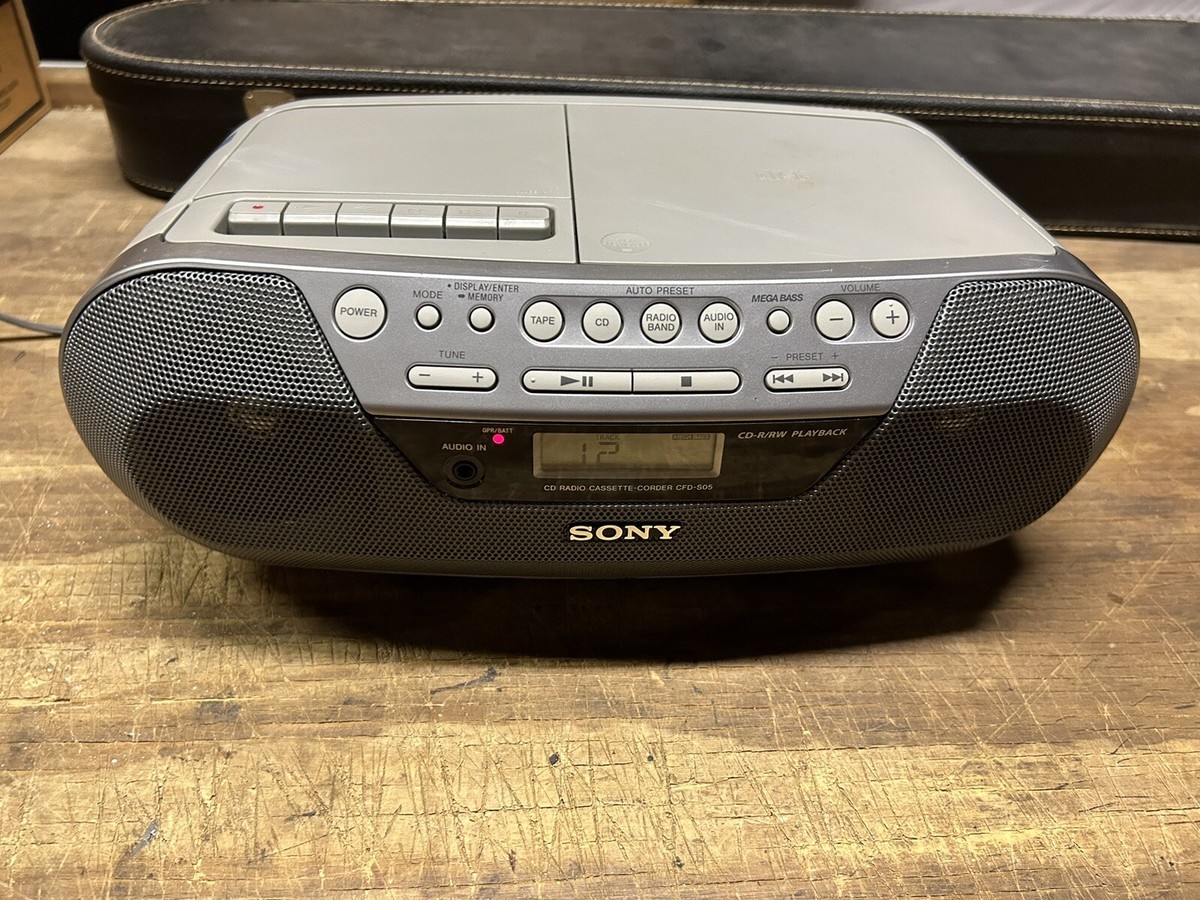 Sony CFD-S05 CD AM/FM Radio. Great- Read 8856623458252| eBay