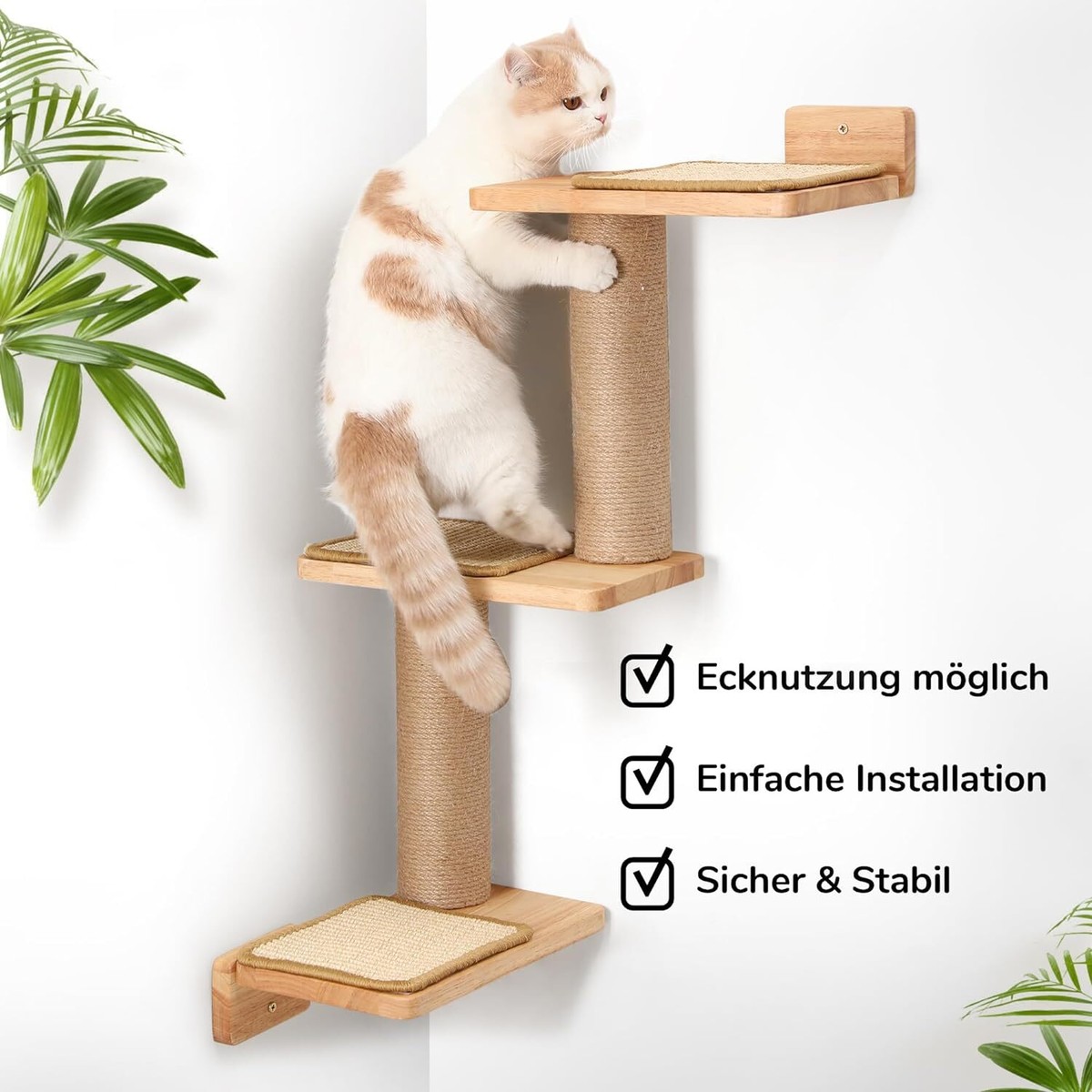 PurpurRan Kratzbaum Katzenbaum für große Katzen Erwachsene mt großer