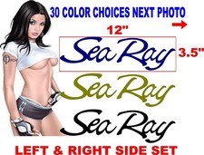 FITS SEA RAY SEARAY DECALS STICKER REPLACEMENT BOAT  30 COLOR CHOICES