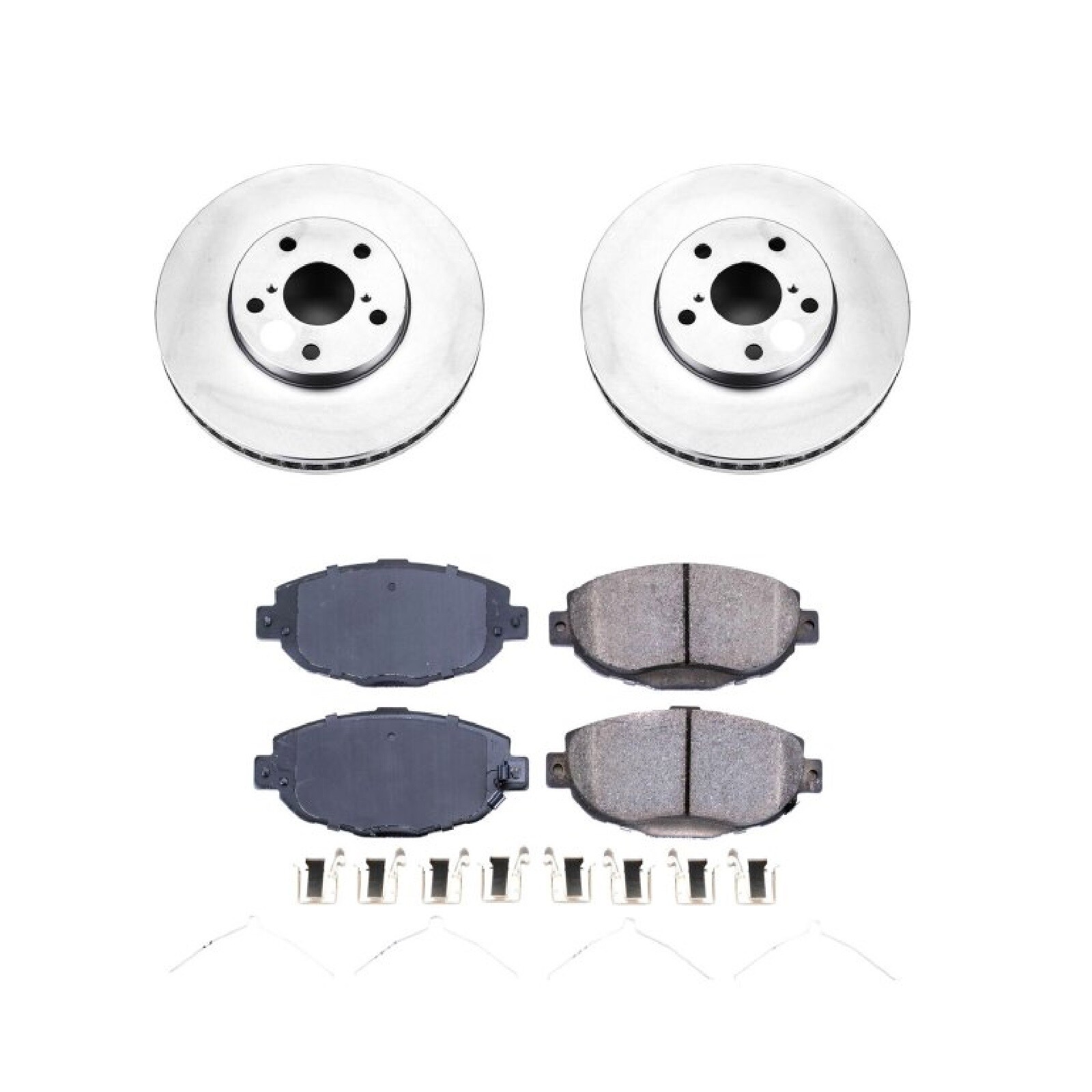 Power Stop 03-09 Lexus GX470 Rear Z17 Evolution Geomet Coated Brake Kit main image 1
