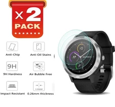 2x Premium Tempered Glass Screen Protector Saver For Garmin Vivoactive 3 Trainer