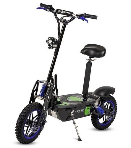 Patinete electrico 2000w 45km/h scooter patin con sillin plataforma ruedas tacos