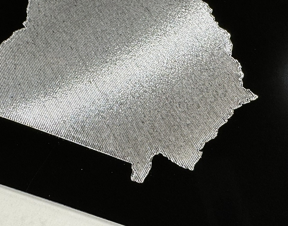 GA Georgia State Car Tag Diamond Etched Engraved Aluminum License Plate