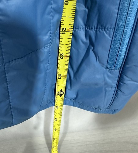 LL Bean Kids Mountain Bound Fleece Lined Reversible Jacket Blue Size L 14-16 - Picture 13 of 19