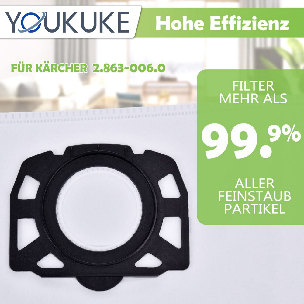 Hombli Staubsaugerbeutel Set – 3 Ersatzbeutel à 4 Liter Für Den Hombli Smart Robot Vacuum