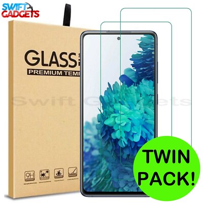 For Samsung Galaxy S20 S20+ Plus Tempered Glass Screen Protector Twin Pack  UK