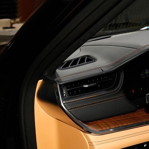 For 2022-2024 Jeep Grand Cherokee Carbon Fiber Side Air Vent Outlet Cover Trim2* - Picture 2 of 17