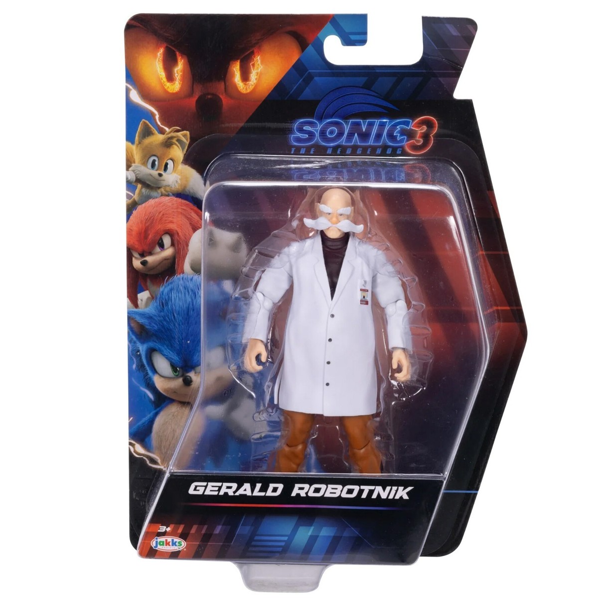 jakksソニック3 エッグマン アクションフィギュア Gerald Robotnik Wave 3 - Sonic 3 Movie 5