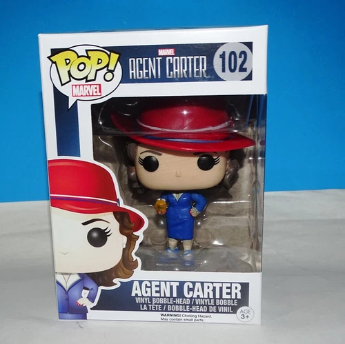 Funko Pop! Vinyl Agent Carter Gold Orb #102  2015 RELEASE VAULTED  +P/Prot