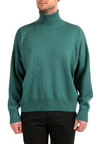 100% Wool Turtleneck Pullover Sweater 