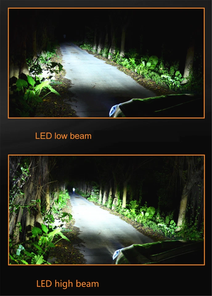 Alla Lighting Xenon White H9 Headlight|Fog Light Bulb led Headlights for cars - Image 3 of 4