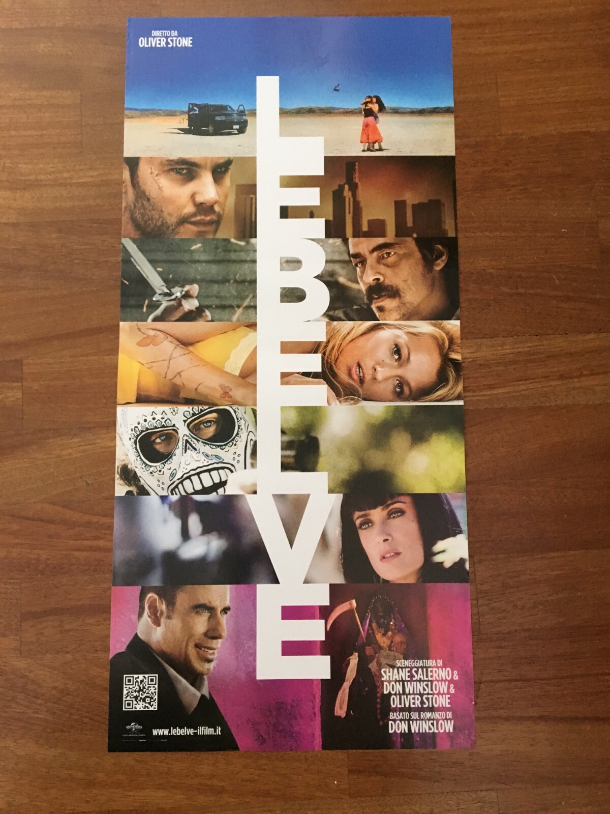 Locandina originale film Le belve (2012) - Regia di Oliver Stone
