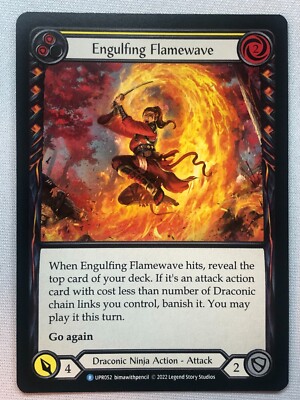 Flesh And Blood Uprising Engulfing Flamewave (Yellow) NM/M | eBay