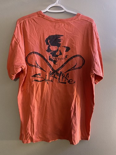 Mens Skull \u0026 Hooks Pocket T Shirt Red 