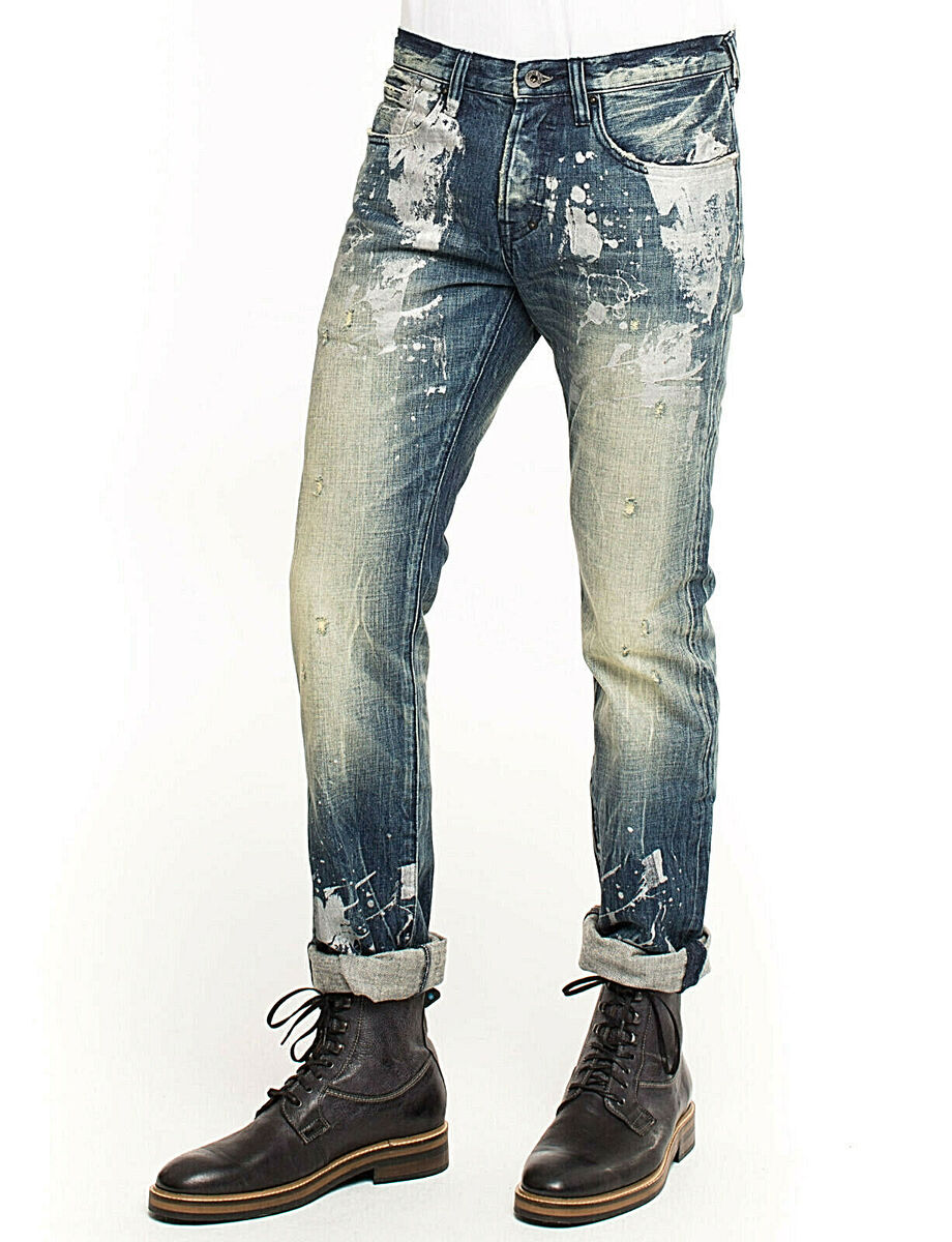 Prps Men's Japanese Selvedge Jeans Demon Waxwing Metallic Prps Men's Japanese Selvedge Jeans Demon Waxwing Metallic